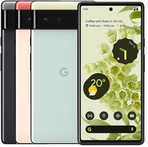 Google Smartphone Pixel 6 5G alle Farben & Speicher (entsperrt) Android – C