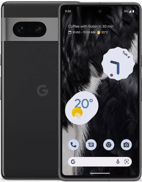 Google Pixel 7 – (Dual-SIM) – 128 GB – Smartphone schwarz (entsperrt)