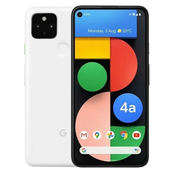 Smartphone Google Pixel 4a 128Go Weiß 6 GB RAM Entriegelt Zustand Correct