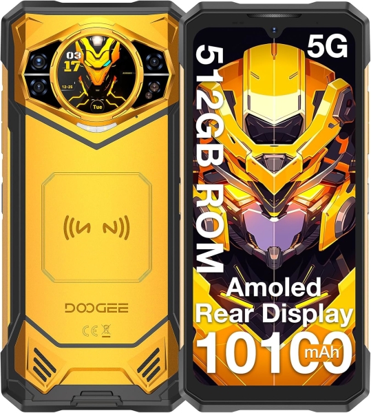 Doogee S200 X Rugged Smartphone 5G, 32GB+512GB2TB DDR5, 1,32“ AMOLED Rear Night