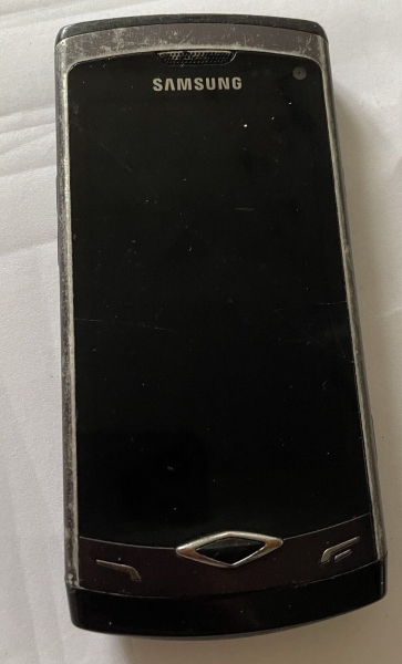 Samsung S8500 Wave – (Ebony Gray) frühes Android Smartphone – ungetestet