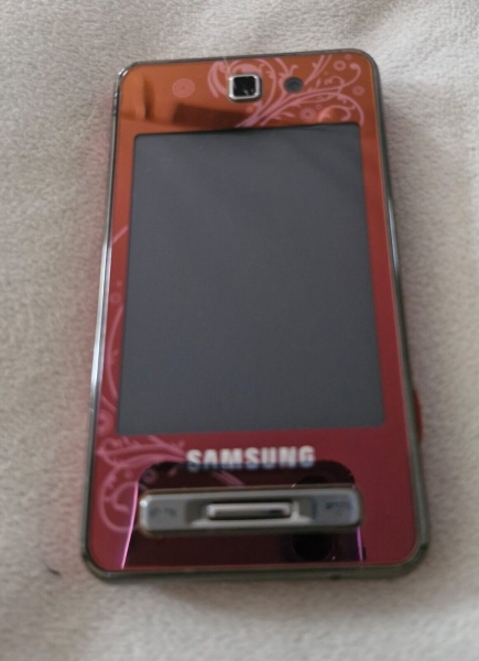 Samsung  SGH F480 i La Fleur – Scarlet Rot (Ohne Simlock) Smartphone