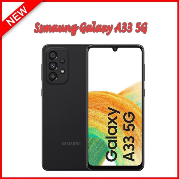 Neu Samsung Galaxy A33 5G SM-A336B 4+128GB Ohne Vertrag Handys Smartphone 6.4″