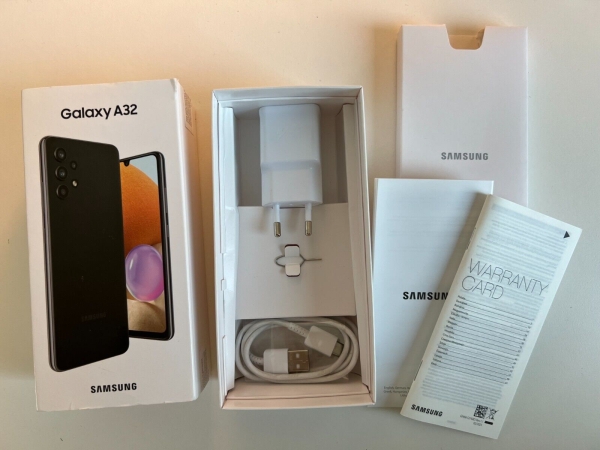 Samsung Galaxy A32 Smartphone – 5G, DuoSim, 128 GB, Awesome Black – ohne Simlock