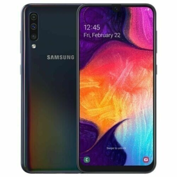 Samsung Galaxy A50 128GB/4GB DualSIM 4G NFC entsperrt Android Smartphone schwarz