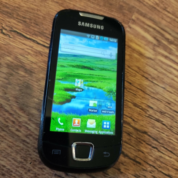 Samsung Galaxy Apollo GT-I5800 – tiefschwarz Smartphone