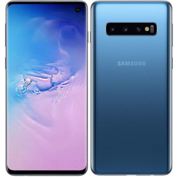 SAMSUNG Galaxy S10 128GB Prism Blue – Hervorragend – Smartphone