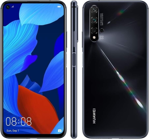 Huawei Nova 5T Android 4G Dual SIM LTE NFC Smartphone entsperrt 128GB schwarz