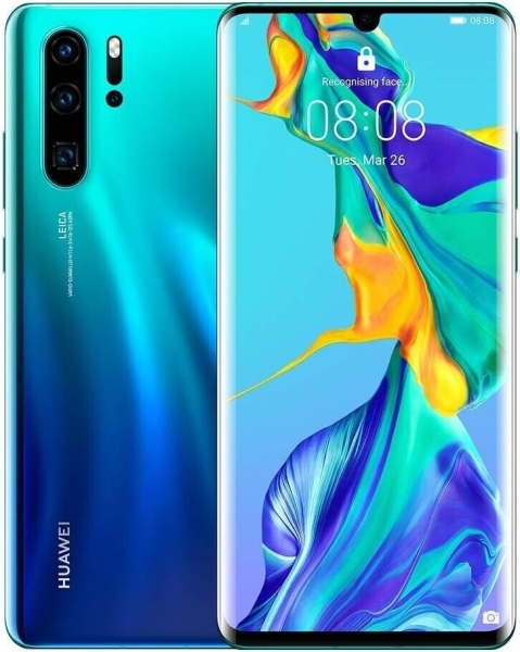 NEU VERSIEGELT Huawei P30 Pro 128GB 8GB RAM Aurora Blue DUAL-SIM entsperrt Smartphone