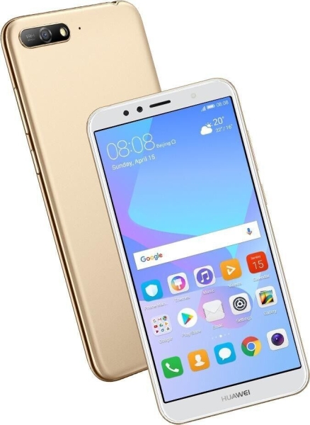 Neuwertig Huawei Y6 2018 – 16GB – Schwarzgold (entsperrt) Smartphone