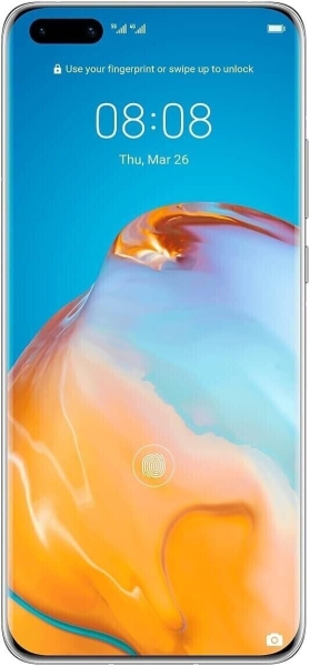 Huawei P40 Pro – (Dual SIM) – 128 GB – weiß (entsperrt) Smartphone – China-Spezifikation