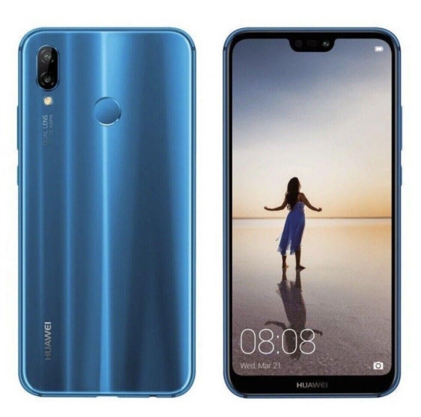 Huawei P20 Lite Klein blau 64GB/4GB Dual Sim LTE NFC entsperrt Android Smartphone