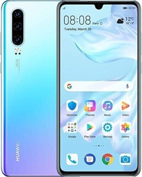 Huawei P30 Smartphone (entsperrt) – 128 GB – weiß