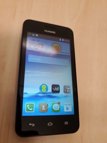 Huawei Ascend Y330 4GB – blau (T-Mobile EE) Smartphone verpackt