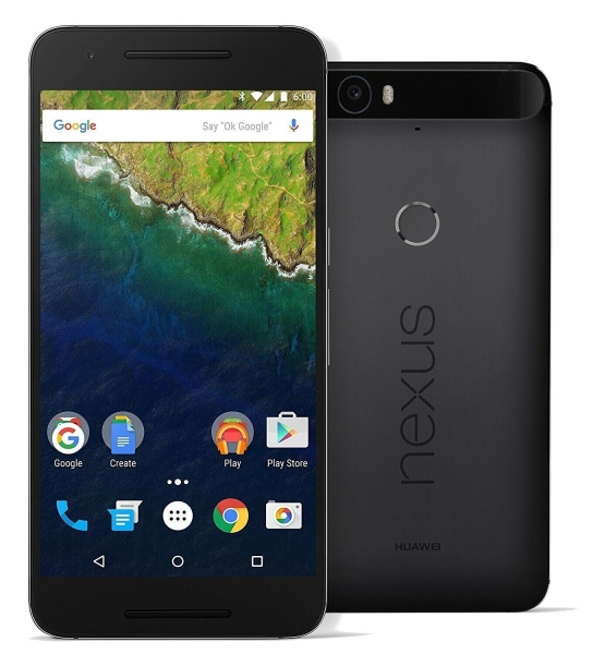 Nexus 6P (aktuellstes Modell) – 64 GB – Smartphone schwarz (entsperrt)