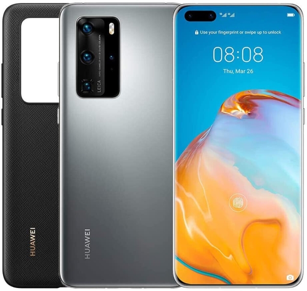 NEU VERSIEGELT Huawei P40 Pro 5G – Smartphone 256GB, 8GB RAM, Dual Sim, Silver Frost