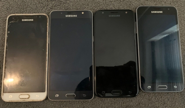 X3 Samsung Galaxy J3 X1 Galaxy J5 DEFEKT/BESCHÄDIGT