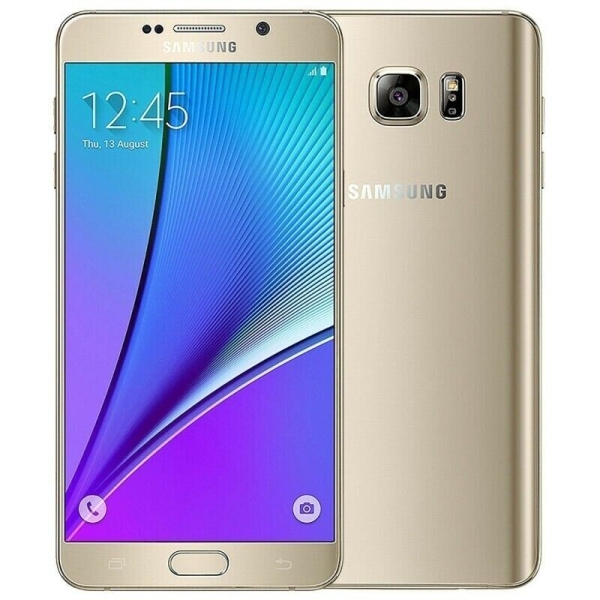 Samsung Galaxy Note 5 (Dual SIM) – 32 GB – Smartphone goldfarben (entsperrt)