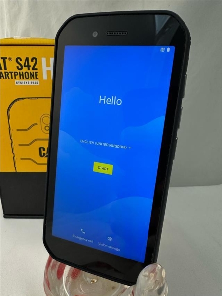 Cat S42 Tough Smartphone 32GB Dual Sim schwarz entsperrt Klasse A UK 1 Jahr Garantie