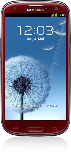 Samsung Galaxy S III i9300 Smartphone 16 GB 4,8 Zoll garnet-red „gebraucht“