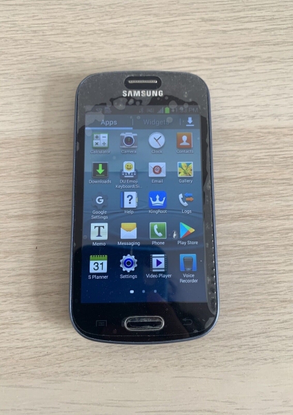 Schwarz Samsung Galaxy Trend 3 Duos GT-S7572 Touchscreen Handy Smartphone