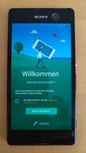 Sony Xperia M5 16GB Smartphone – Schwarz