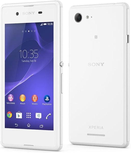 Sony Xperia E3 – weiß – Android Smartphone – mit 16 GB Speicherkarte – wie neu