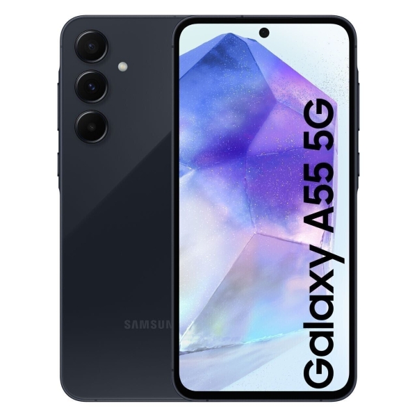 Neu Samsung Galaxy A55 Smartphone 128GB/8GB entsperrt 5G Dual Sim Super Marineblau