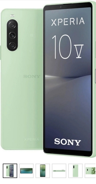 Sony Xperia 10 V Dual SIM Smartphone NEU & OVP. 128GB, Salbeigrün, 5G, 5000 mAh