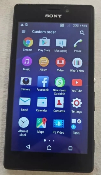 Sony Xperia M2 – 8 GB – Smartphone schwarz (entsperrt) Modell D2303