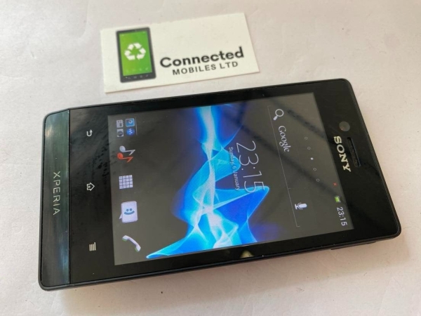 Sony Xperia Miro ST23i 4GB schwarz (entsperrt) Android 4 Smartphone