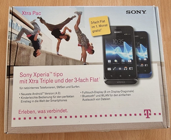 Sony Xperia Tipo Smartphone Ohne Simlock NEU+OVP