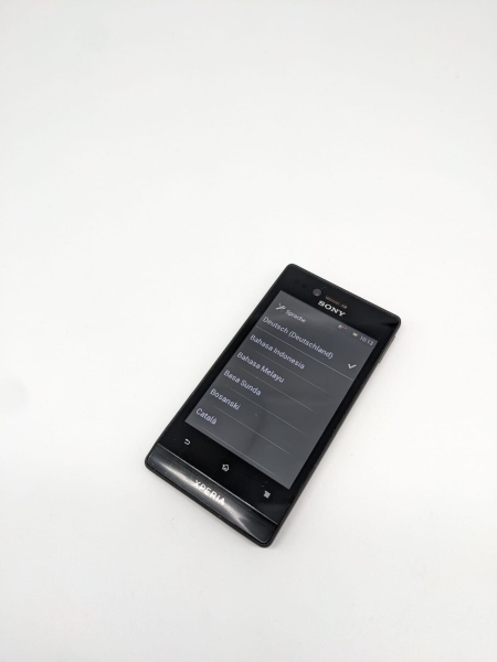 Sony Xperia Miro ST23i 4 GB Schwarz Smartphone | OHNE SIMLOCK