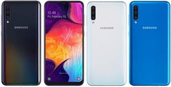 Samsung Galaxy A50 schwarz 128GB DUAL SIM 4G entsperrt Android Smartphone makellos