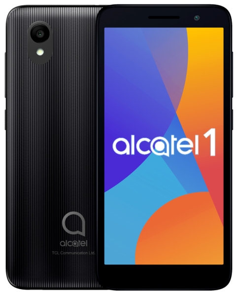 Alcatel 1 2021 schwarz 4G Dual SIM 16GB/1GB 5,0″ entsperrt Android Smartphone