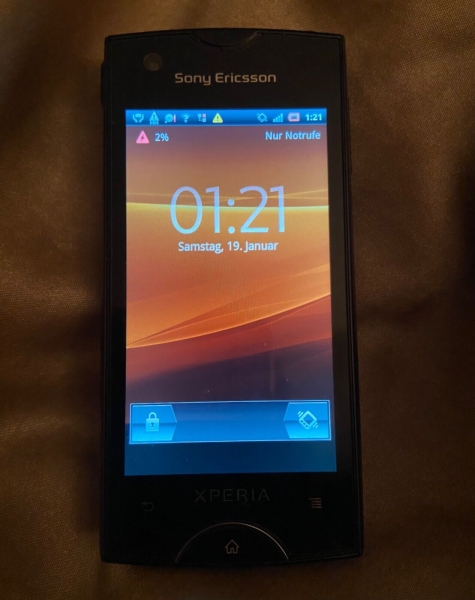 Sony Ericsson  Xperia Ray ST18i – Schwarz (Ohne Simlock) Smartphone