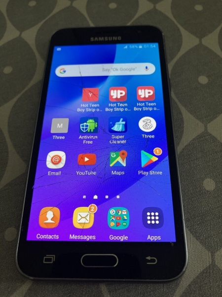 Samsung Galaxy J3 2016 SM-J320FN Smartphone On 3