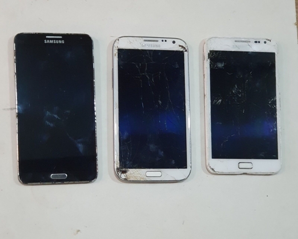 Restposten Samsung Galaxy Note 3, 2, 1, defekt Android Smartphones