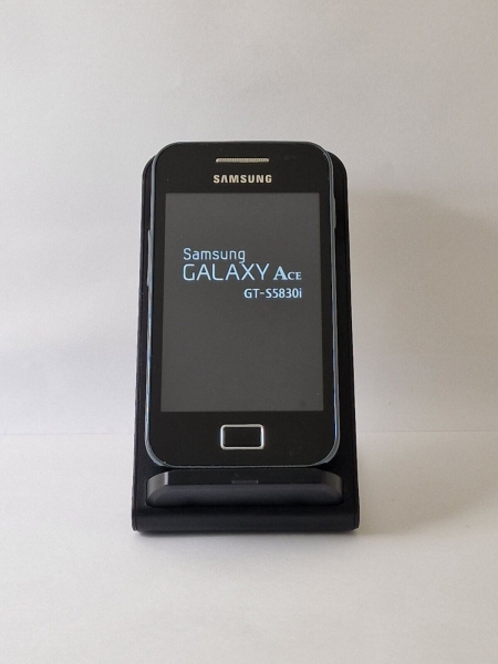 Samsung Galaxy Ace GT-S5830i – Schwarz (O2 gesperrt) Android Smartphone