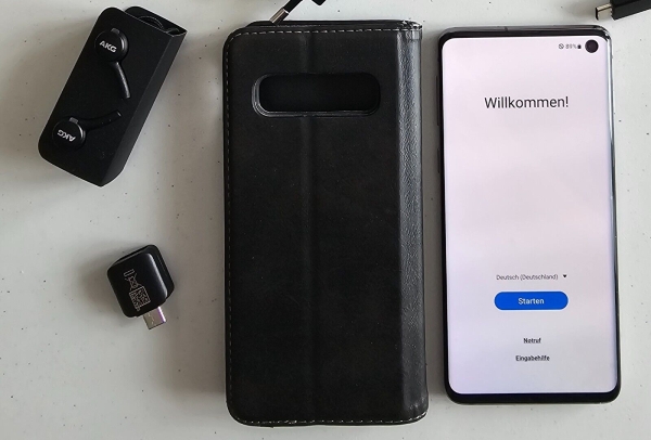 Samsung Galaxy S10 Smartphone 128 GB prism black schwarz / Ohne Simlock