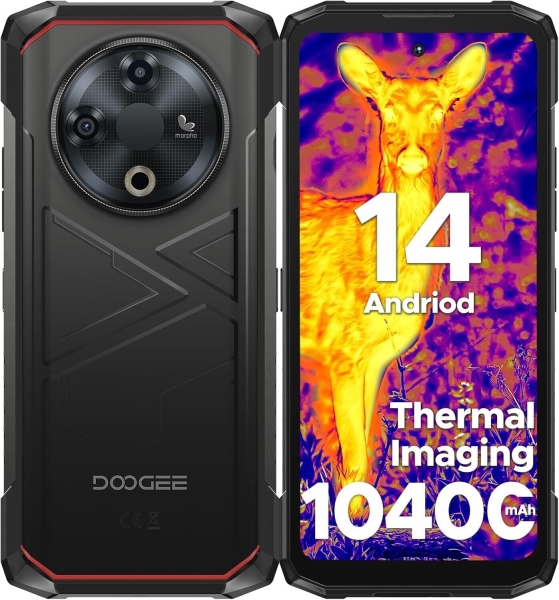 DOOGEE Fire 6 Rugged Smartphone (2025), Wärmebild Rugged Phone Android 14