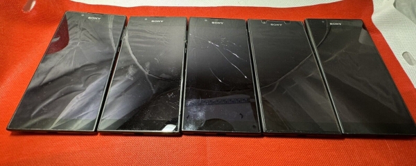 5 x Sony Xperia L1 G3311 schwarz Smartphone defekt