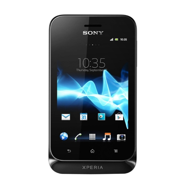 Sony Xperia Tipo ST21i 4GB schwarz entsperrt 3G Smartphone – guter Zustand