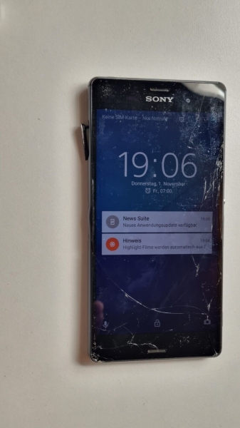 Sony  Xperia Z3 D6603 – 16GB – Schwarz (Ohne Simlock) Smartphone