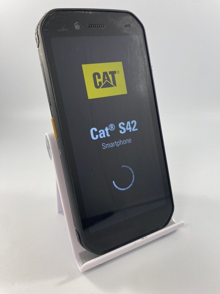 CAT S42 schwarz entsperrt Dual Sim 32GB 3GB RAM Android Smartphone Defekt #C01