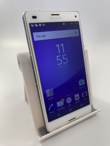 Sony XPERIA Z3 Compact weiß entsperrt 16GB 4,6″ Android Smartphone Rücken gerissen