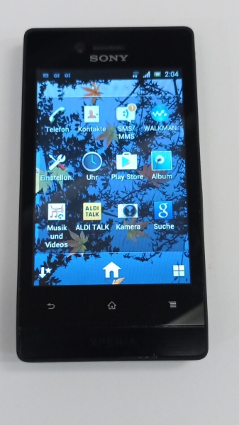 Sony Xperia Miro ST23i Smartphone – schwarz –  Ohne SIMlock