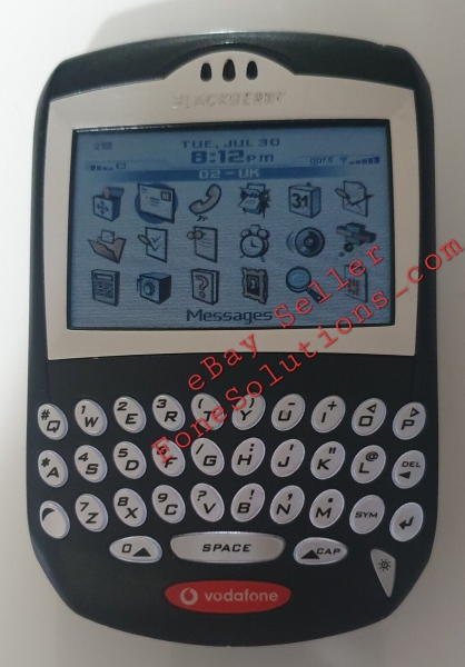 SIM ENTSPERRT Classic BlackBerry 7230 Handy Smartphone Sammlerstück BBM