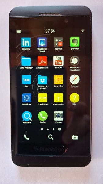 BlackBerry Z10 16GB Schwarz (Ohne Simlock) Smartphone, BB Protect entsperrt