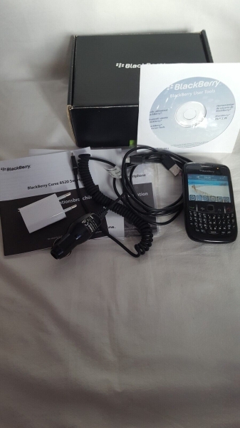 BlackBerry  Curve 8520 – Schwarz (Ohne Simlock) Smartphone (PRD-30002-147)